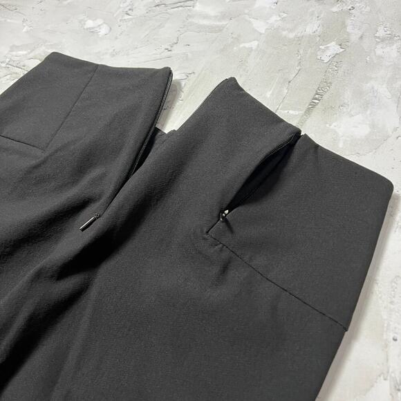 Athleta Wander Slim Straight Crop Pants SIZE 0 Black Travel Commute Trousers - Picture 7 of 10